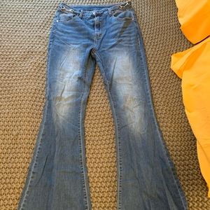 Bell bottom jeans